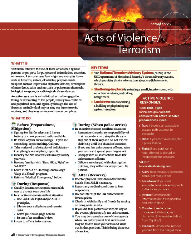 Acts of Violence/Terrorism PDF Thumbnail