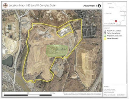 map of 1-95 landfill center