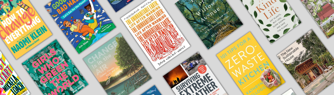 collage of book covers featured in the blog
