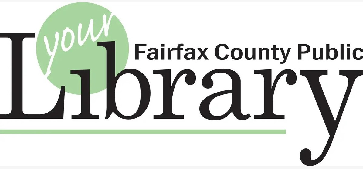 fairfax county's public library's logo