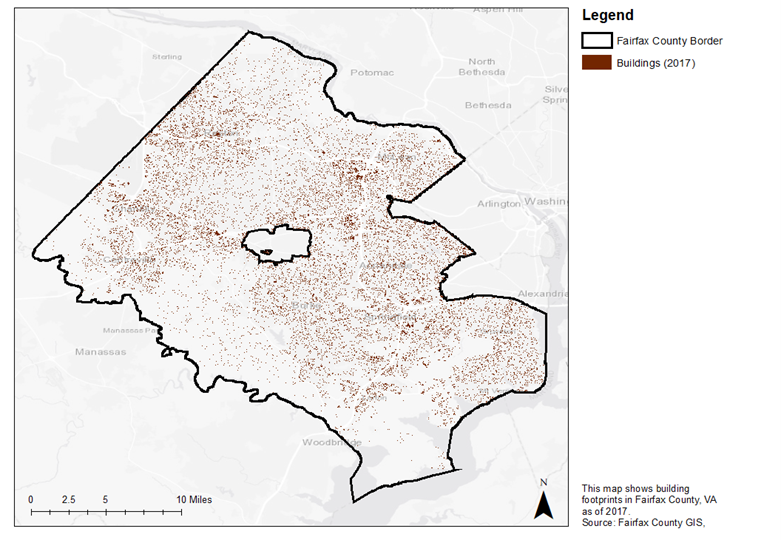 buildings footprints in fairfax county virginia as of 2017