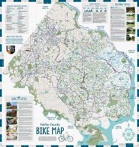 screenshot of fairfax county bike map 