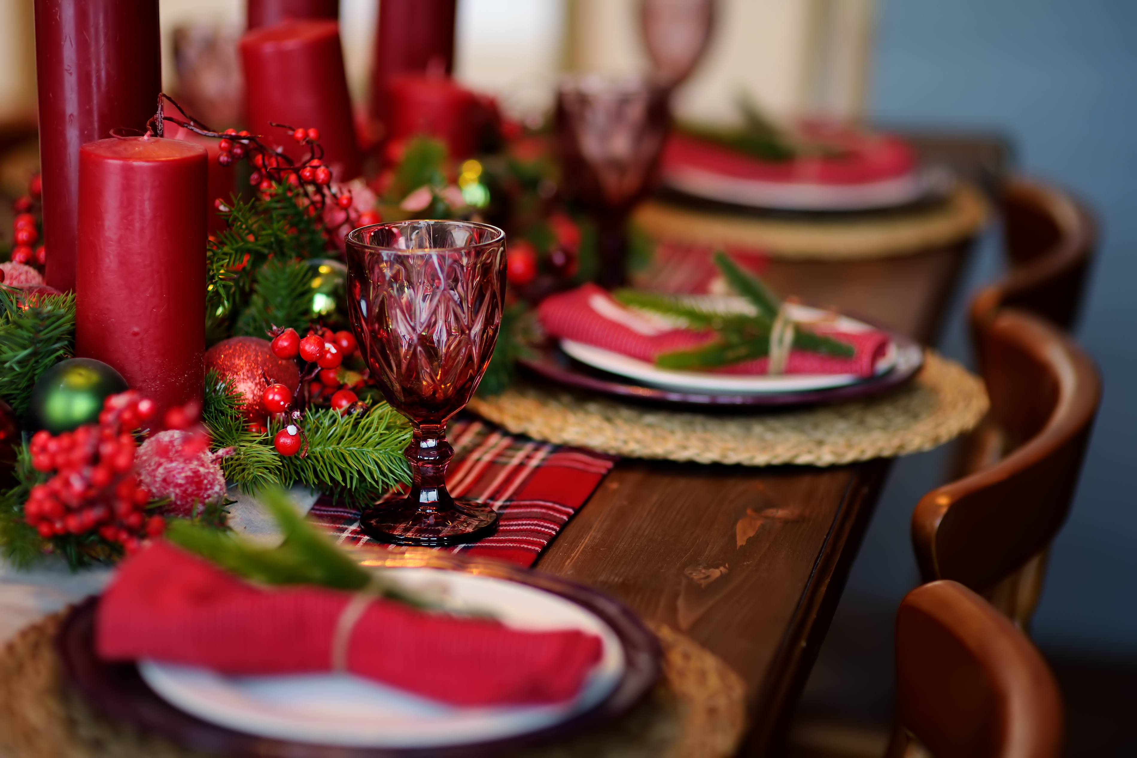 party decorations on a table