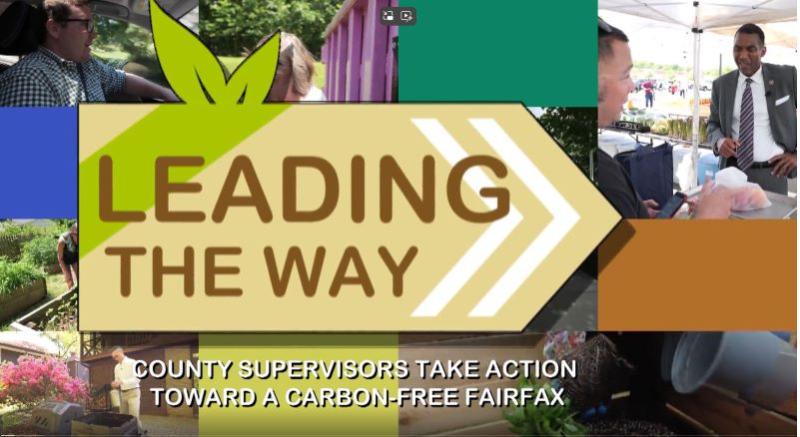 Screen shot of montage of County Supervisors Taking Climate Action