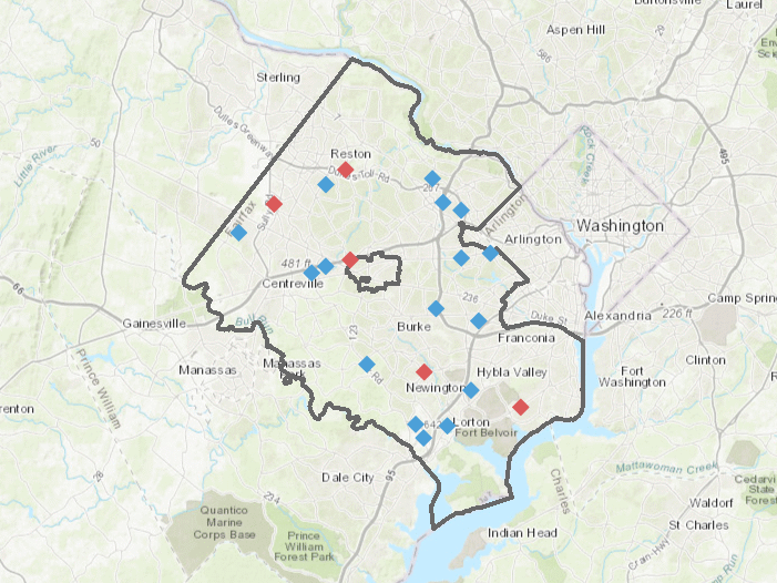 map of solar installations planned for 2023 and 2024 on government buildings