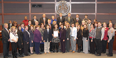 Board of Supervisors Presentation of the 2015 Human Trafficking Awareness Month Proclamation