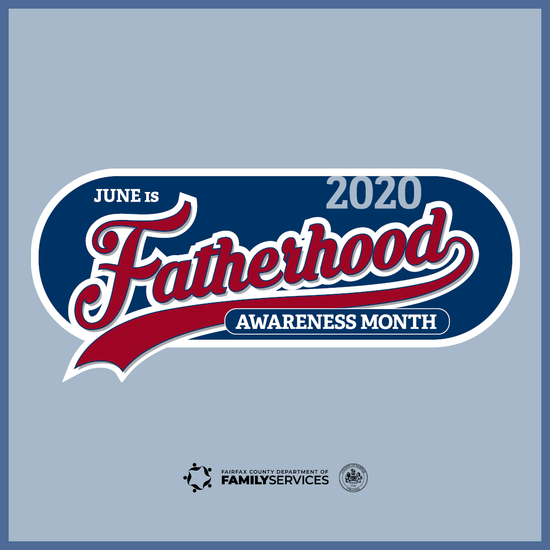 2020 June is Fatherhood Awareness Month Twitter, Instagram graphic
