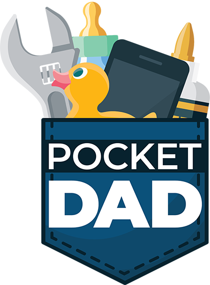 Pocket Dad Video graphic logo