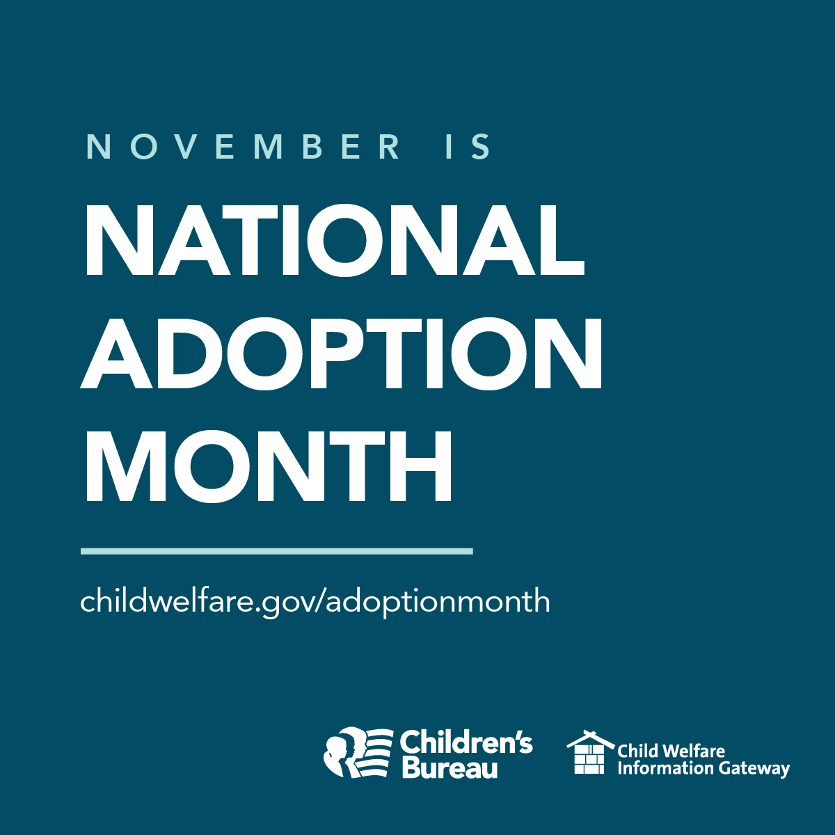 National Adoption Month