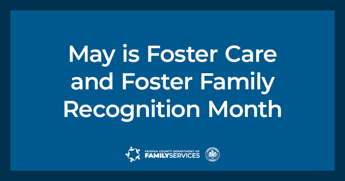 May is Foster Care and Foster Family Recognition Month Twitter graphic