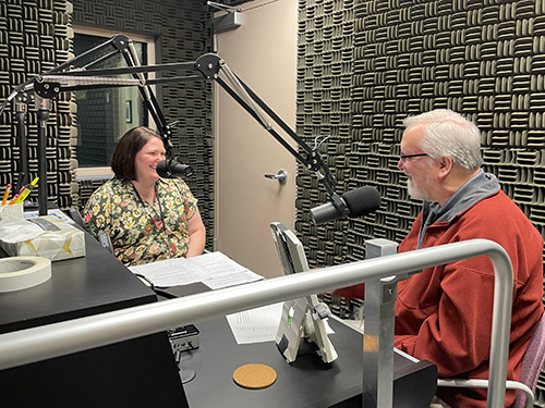 Julie Bowman and Jim Person