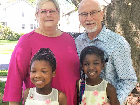 Marissa and Randy and two girls