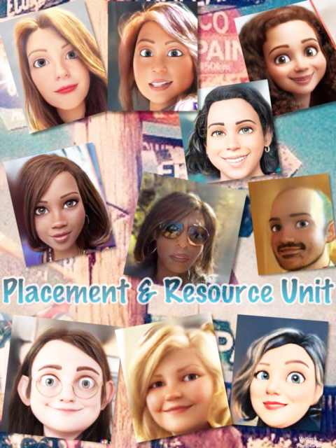 Placement and Resource Unit collage of memojis