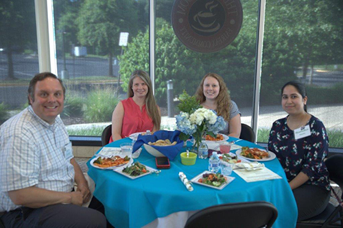 people sitting around a table