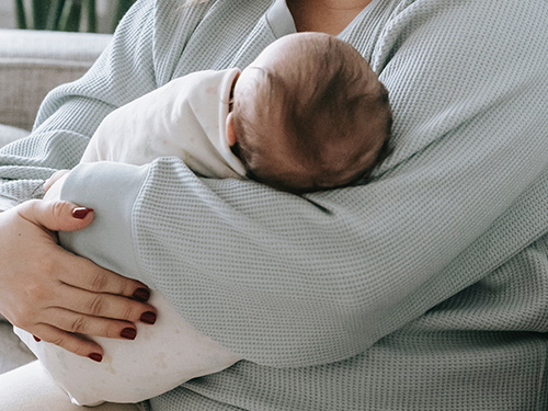 baby being held