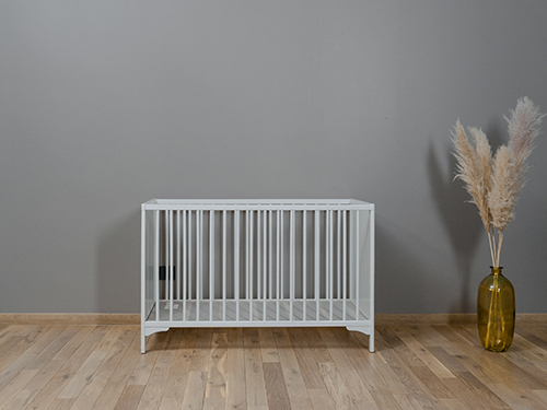 empty crib