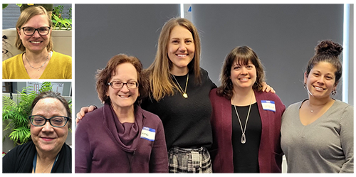 Reston Foster Care Unit: (l-r) Kara Tufts, Mary Medina, Anne Ziegler, Kate Burbach, Jessica Johnson, and Julia Dimond.