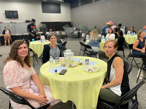 CASA staff siting at table