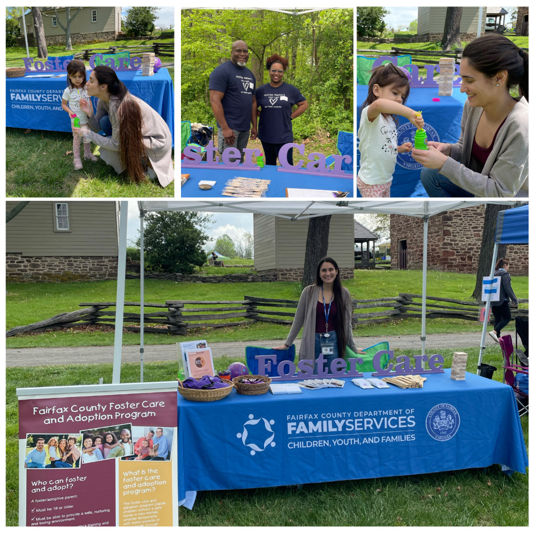 collage of Foster Care community events