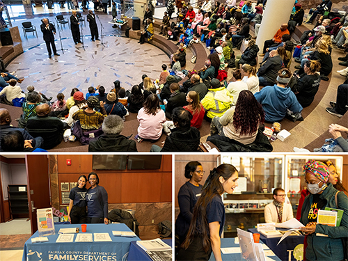 collage of Black History Month events