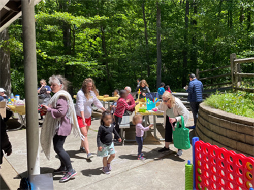 group of people in park