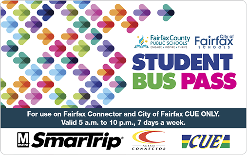 student bus pass smartrip card graphic