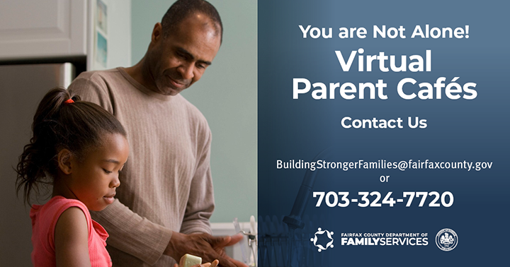 virtual parent cafe graphic father daughter washing dishes