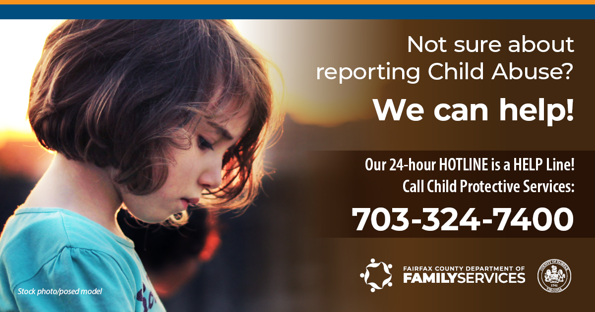 Not Sure About Reporting Child Abuse or Neglect - Child Protective Services Hotline graphic