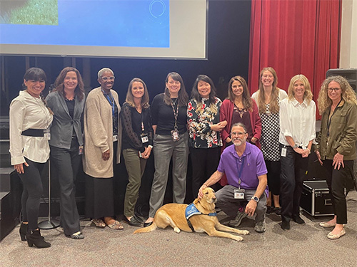 Group photo at mandated reporter training