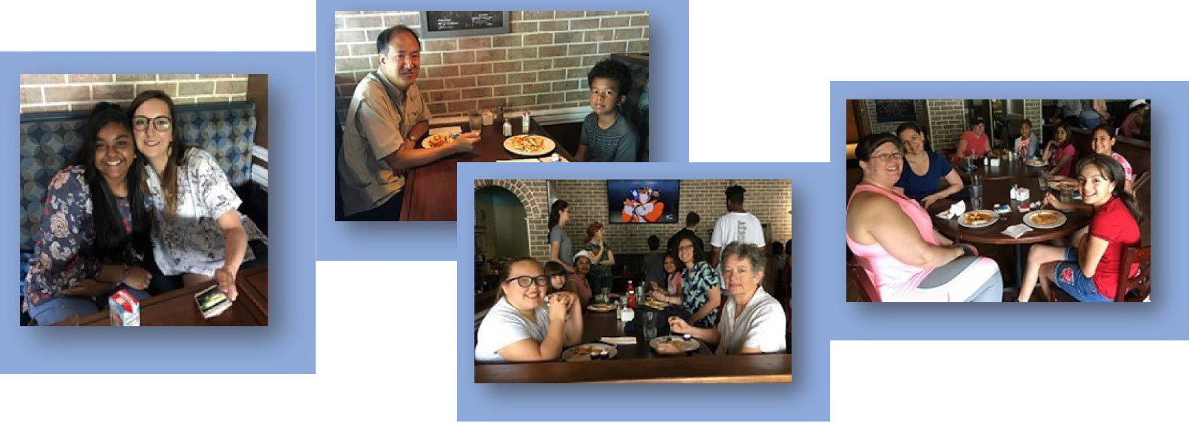BeFriend-A-Child Celebrate Fairfax activity collage of group photos