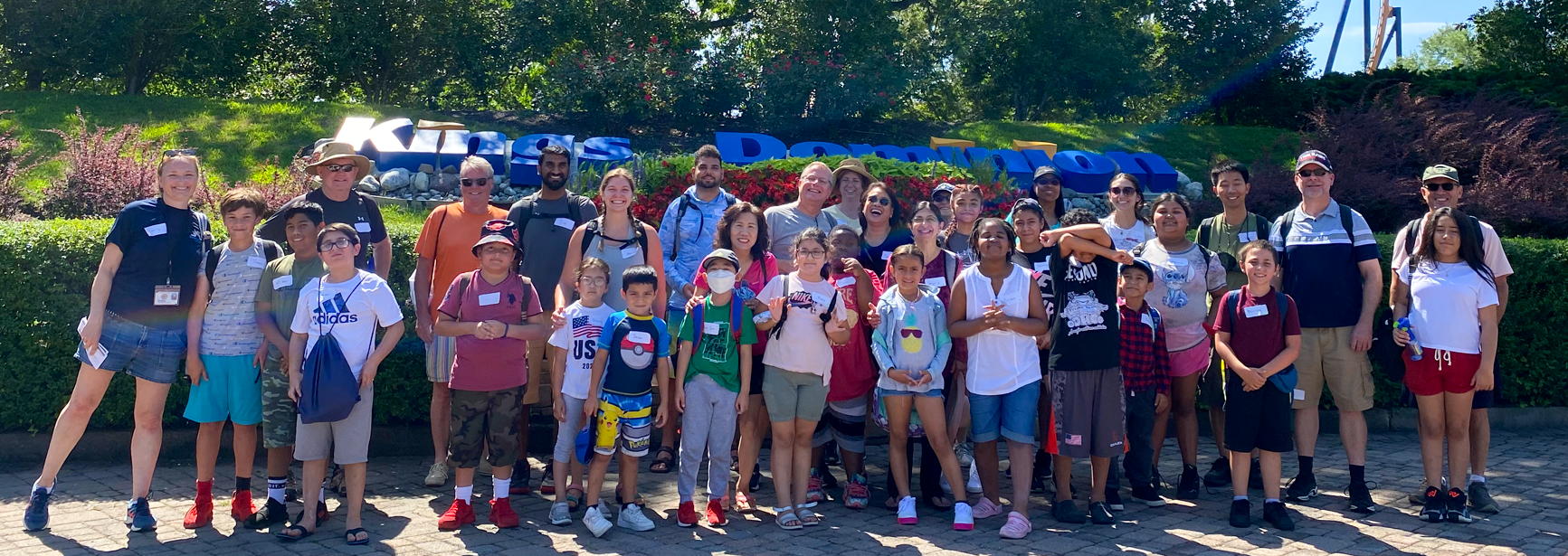 BeFriend-A-Child Kings Dominion photo collage of people