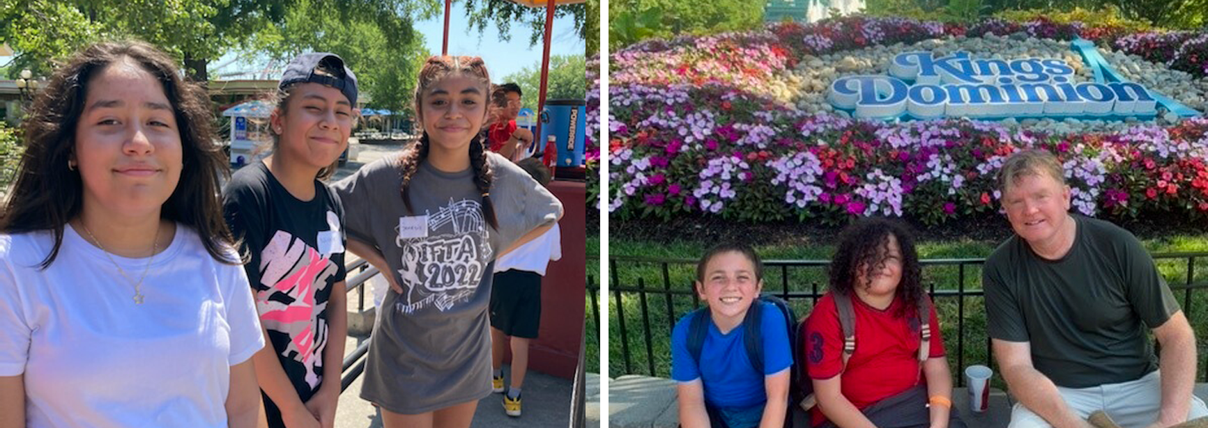 BeFriend-A-Child Kings Dominion photo collage of people