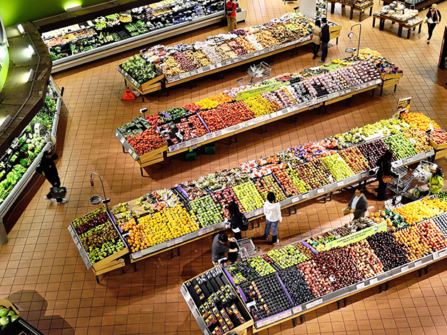 grocery store inside shoppers