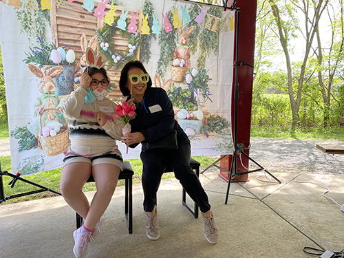 Befriend-a-Child Egg Hunt Photo booth