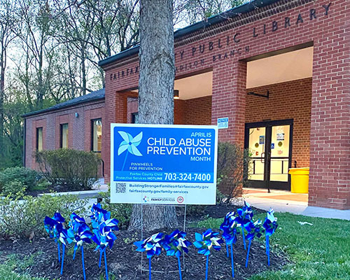 pinwheel garden Dolley Madison Library