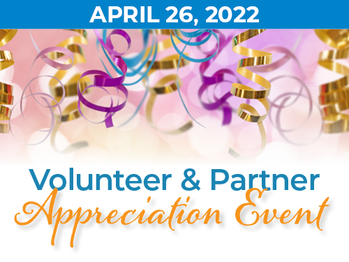 volunteer and partner event- ribbons April 26, 2022
