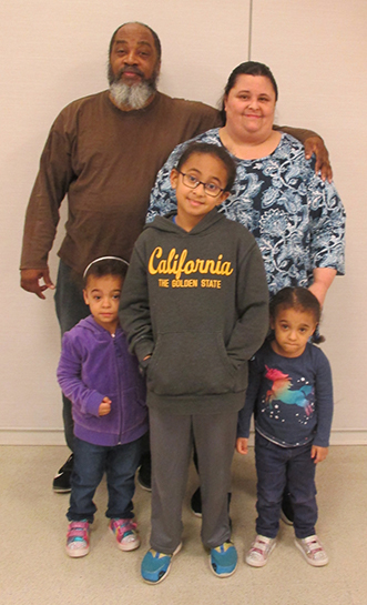 Andre and Heather family photo African American parenting class