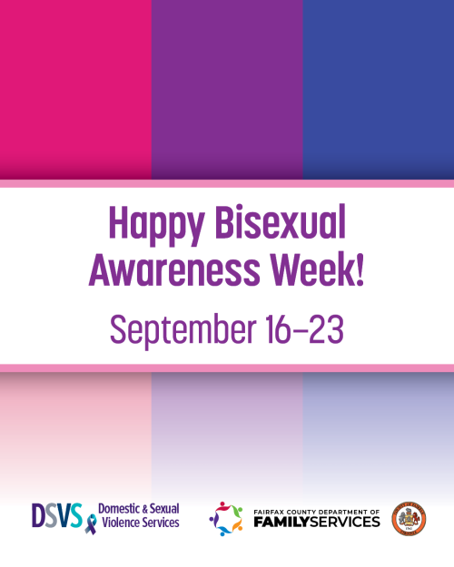 Bisexual Awareness Week (September 16-23)
