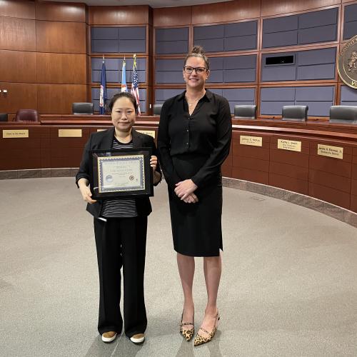 DSVS’ Chi Sook Park Receives the 2025 Sharon Bulova Award