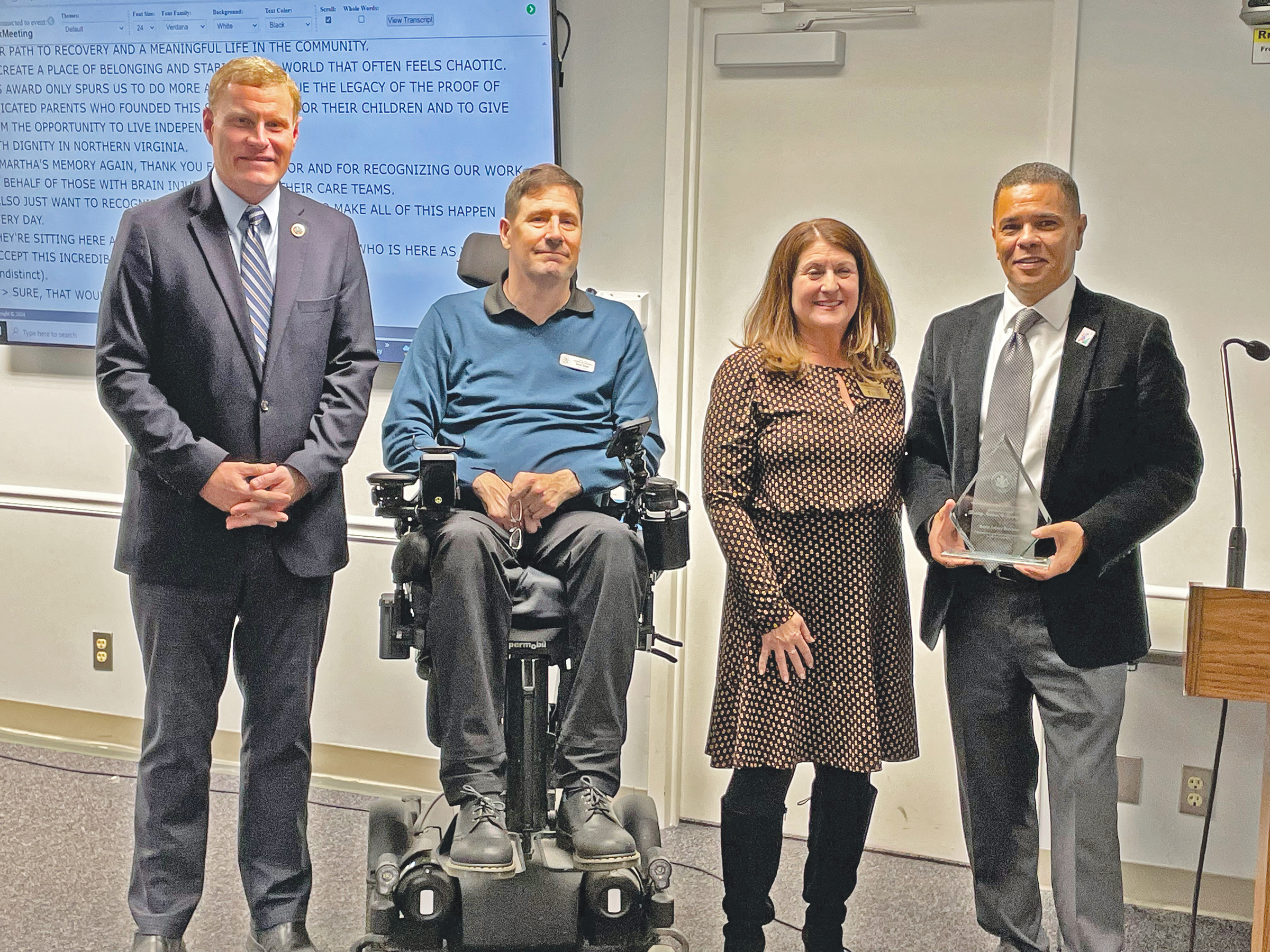 Group Award Winner, Brain Injury Services