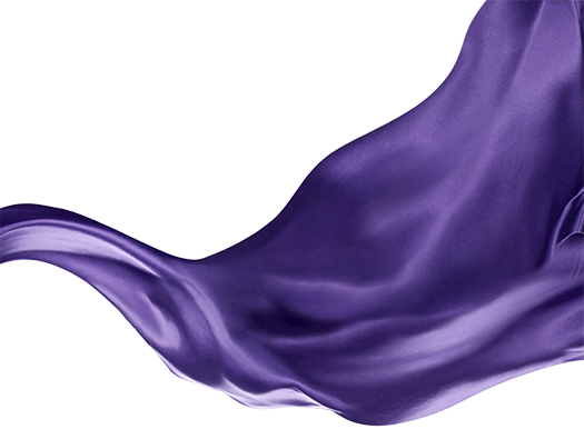 purple ribbon wave