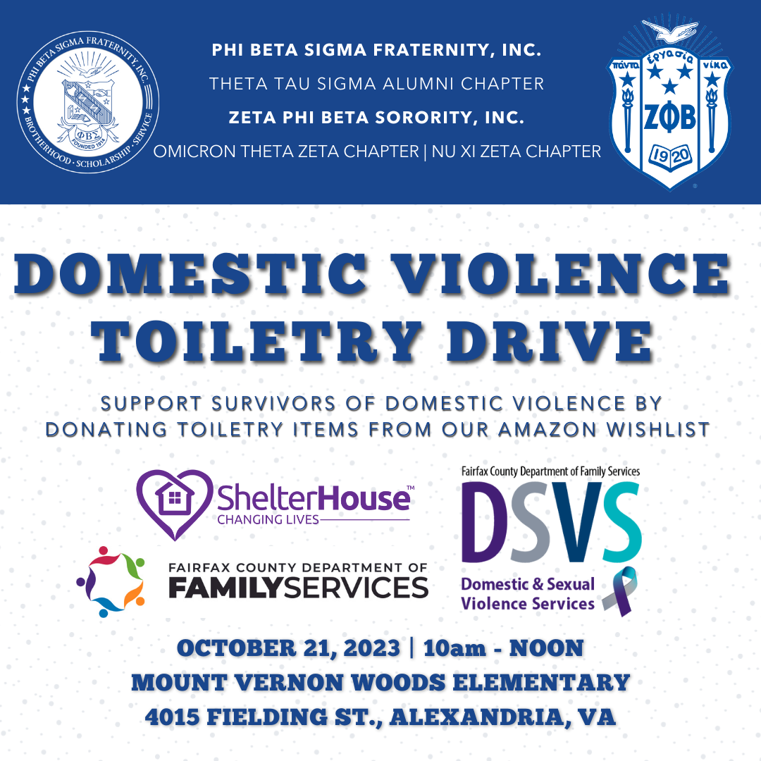 Saturday, Oct. 21: 3d Annual Toiletry Drive