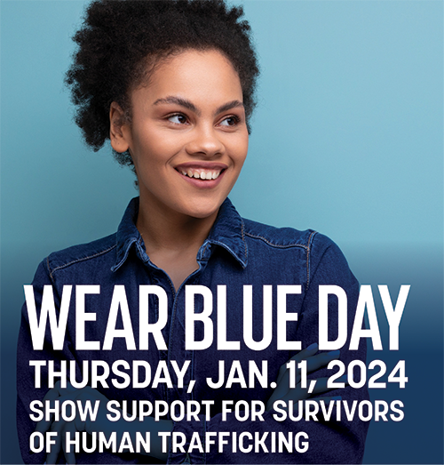 Thursday, Jan. 11: Wear Blue Day