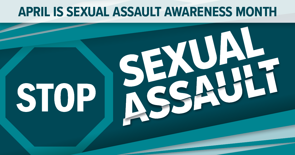 Sexual Assault Awareness Month Facebook graphic