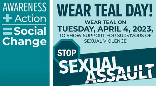 Wear Teal Day Tuesday, April 4, 2023