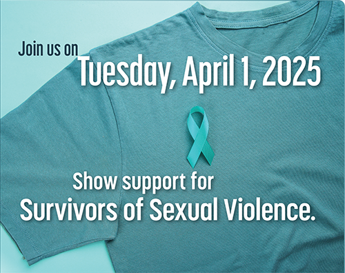 Wear Teal Day Tuesday, April 1, 2025