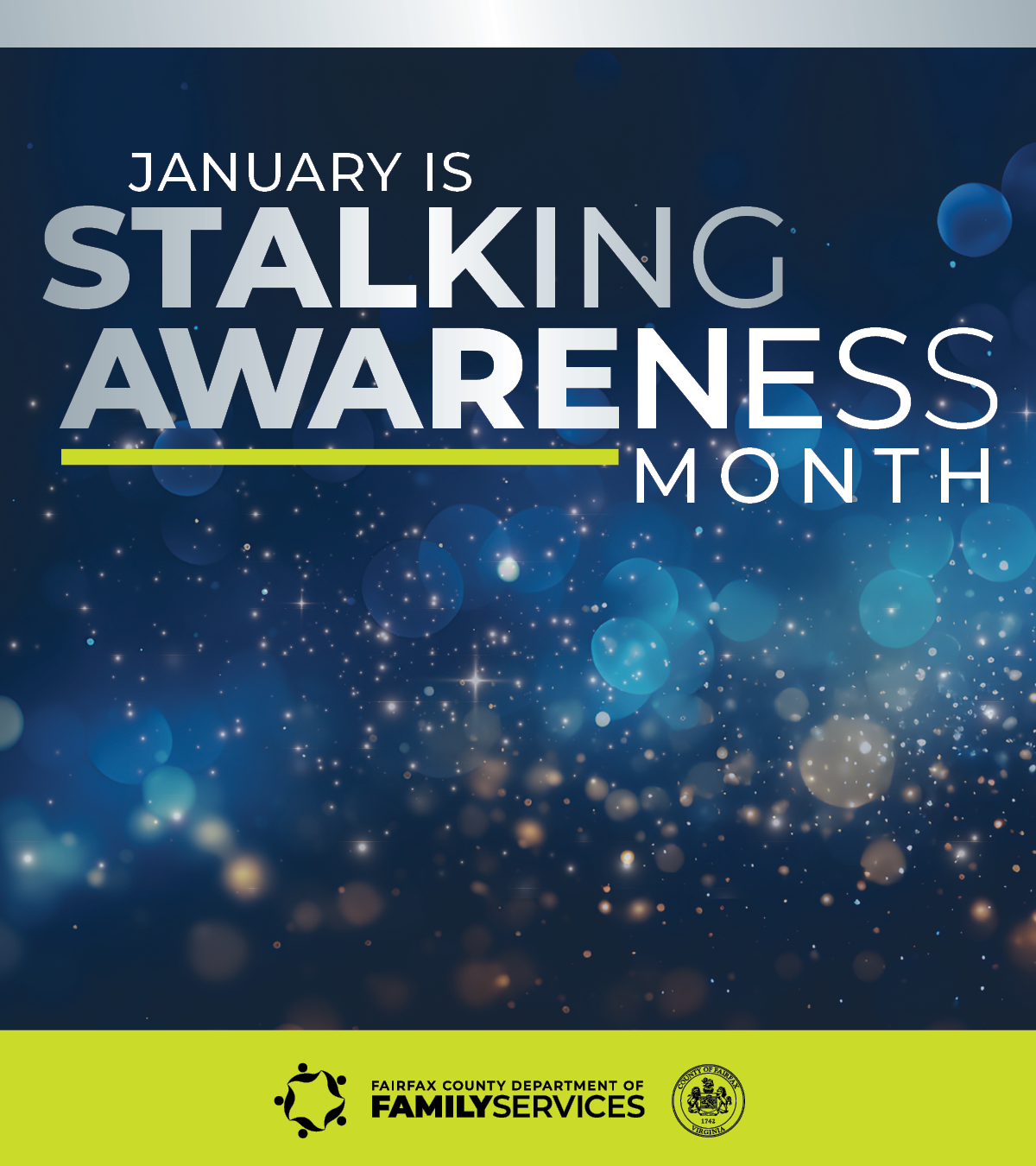 January is Stalking Awareness Month