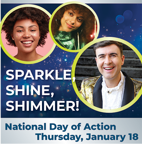 Sparkle, Shimmer, Shine Stalking National Day of Action