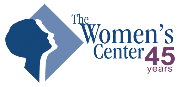 The Women's Center 45 years logo