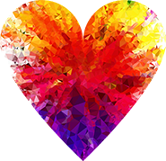 colorful heart